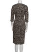 Max Mara Virgin Wool Midi Length Dress