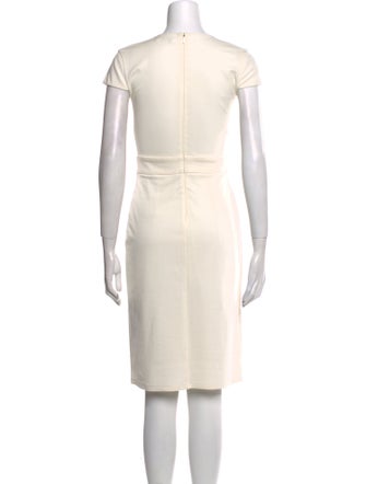 Max Mara V-Neck Knee-Length Dress
