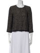 Max Mara Tweed Pattern Evening Jacket