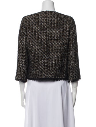 Max Mara Tweed Pattern Evening Jacket