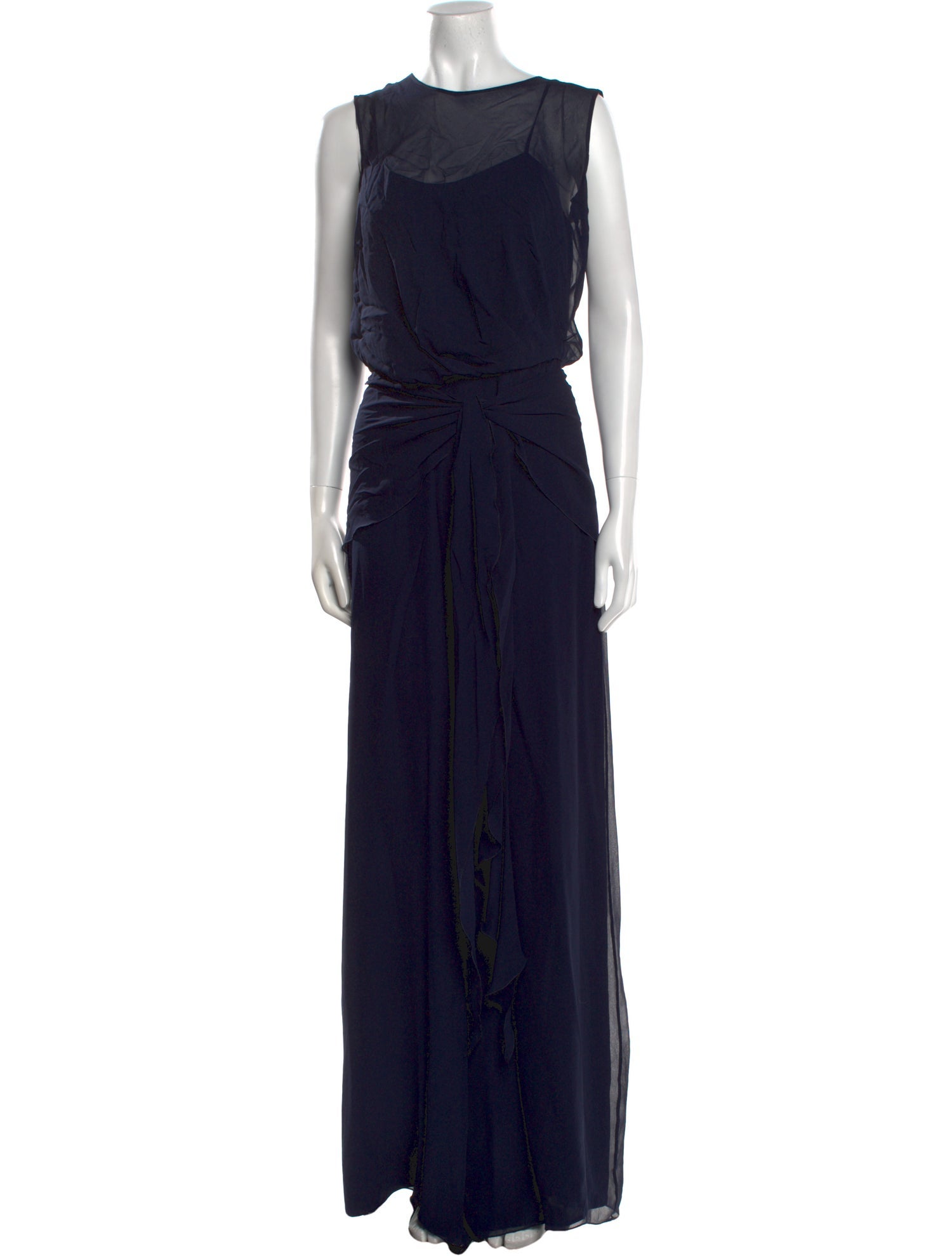 Max Mara Silk Long Dress
