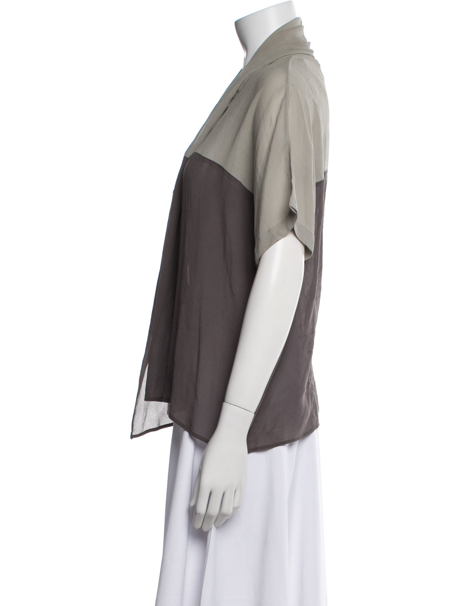 Max Mara Silk Colorblock Pattern Jacket