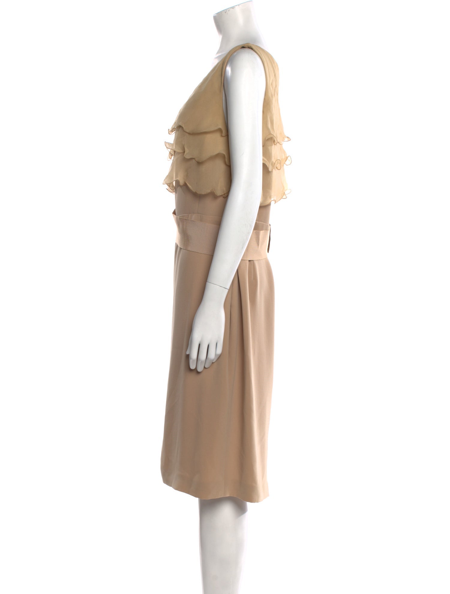 Max Mara Silk Midi Length Dress