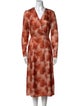 Max Mara Silk Midi Length Dress