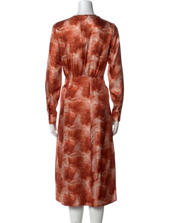 Max Mara Silk Midi Length Dress