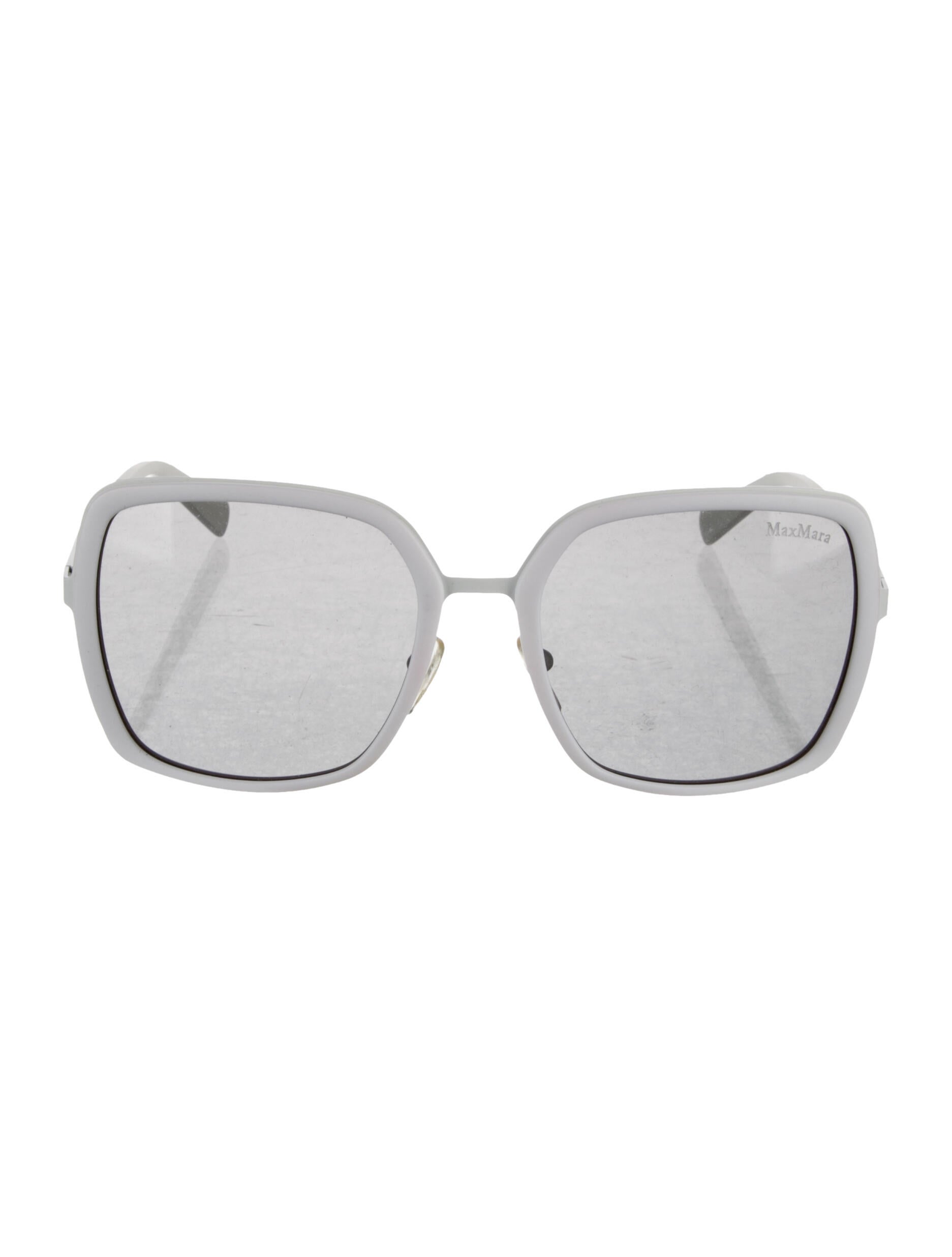 Max Mara Oversize Mirrored Sunglasses