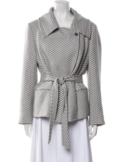 Max Mara Virgin Wool Printed Coat