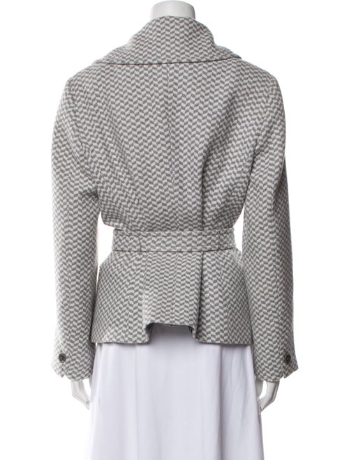 Max Mara Virgin Wool Printed Coat