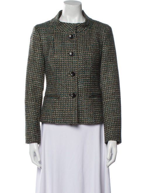 Max Mara Virgin Wool Tweed Pattern Jacket