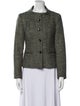 Max Mara Virgin Wool Tweed Pattern Jacket
