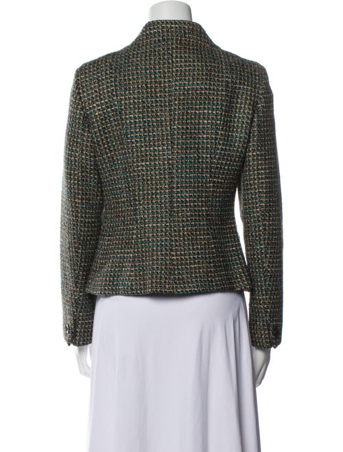 Max Mara Virgin Wool Tweed Pattern Jacket
