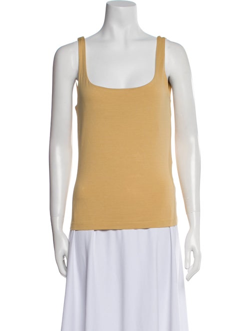 Max Mara Square Neckline Sleeveless Top