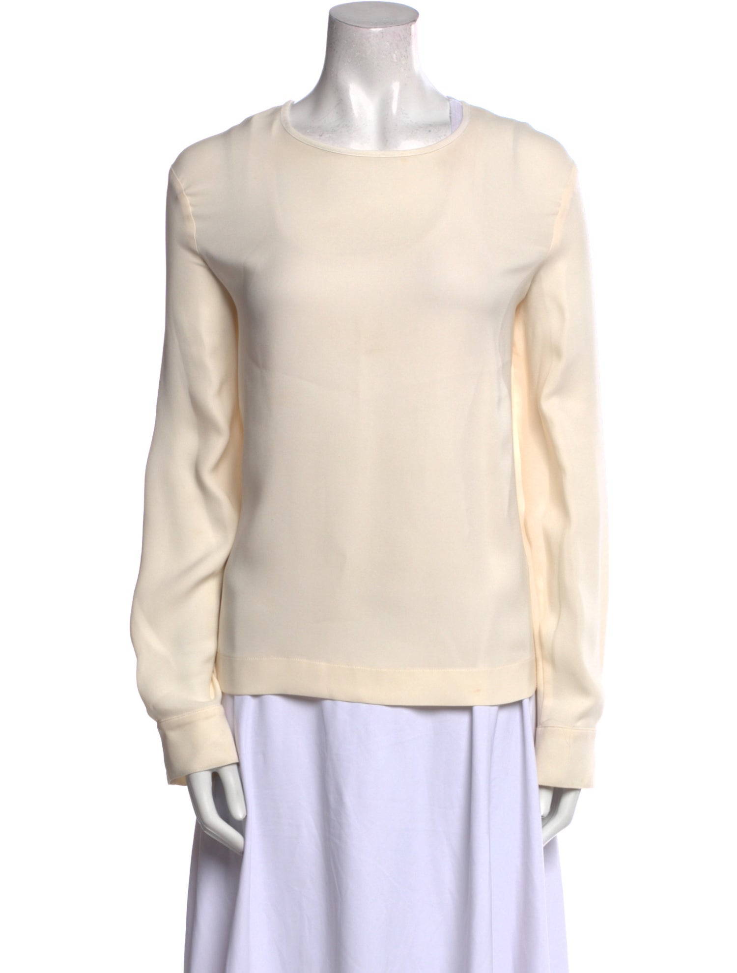 Max Mara Silk Bateau Neckline Sweatshirt