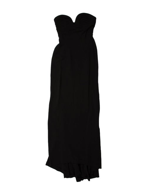 Max Mara Strapless Long Dress