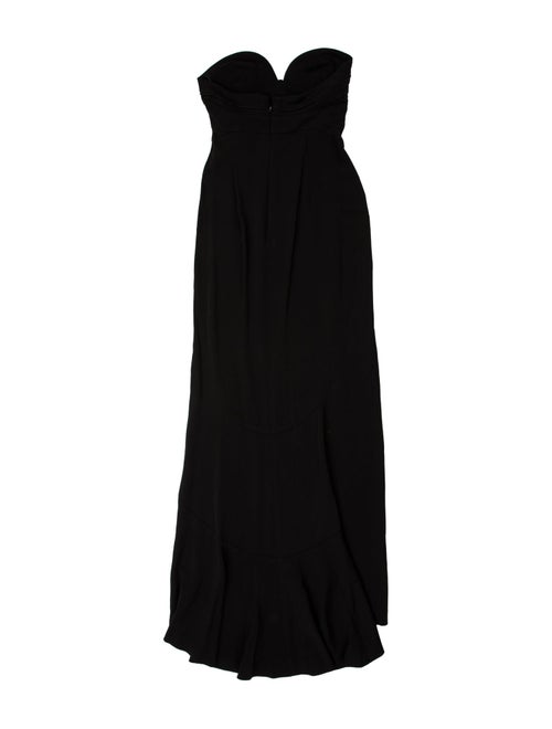 Max Mara Strapless Long Dress