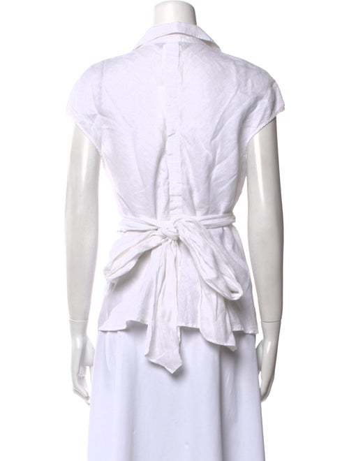 Max Mara Short Sleeve Button-Up Top