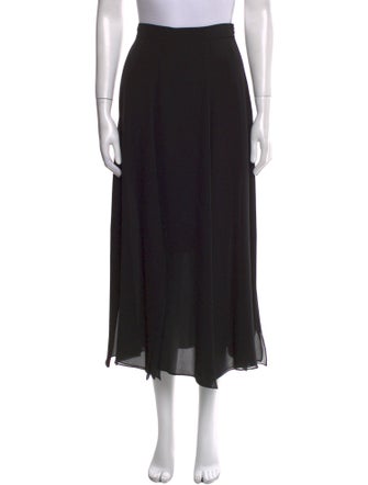 Max Mara Silk Midi Length Skirt