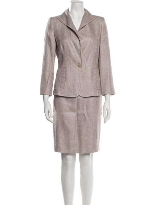 Max Mara Printed Skirt Suit