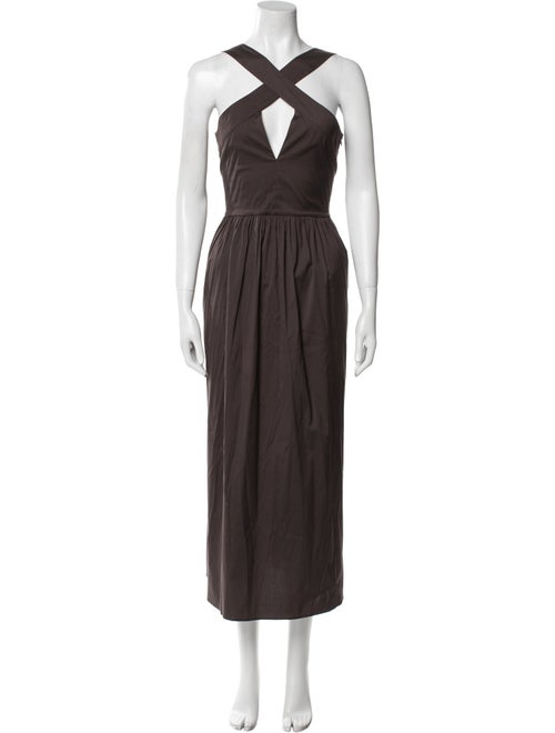 Max Mara Halterneck Long Dress