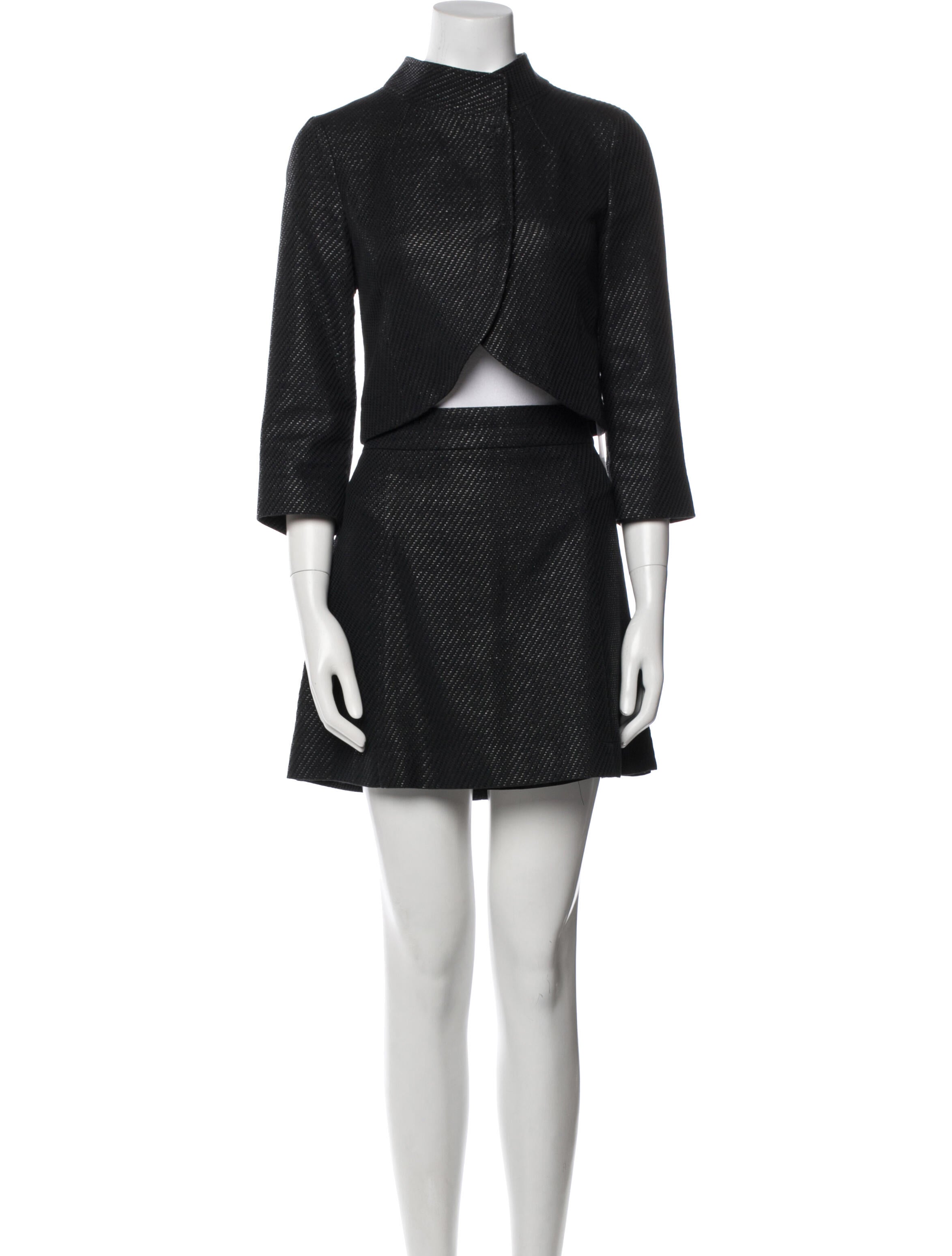 Max Mara Lace Pattern Skirt Set