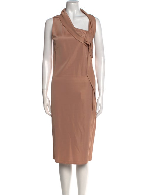 Max Mara One-Shoulder Midi Length Dress
