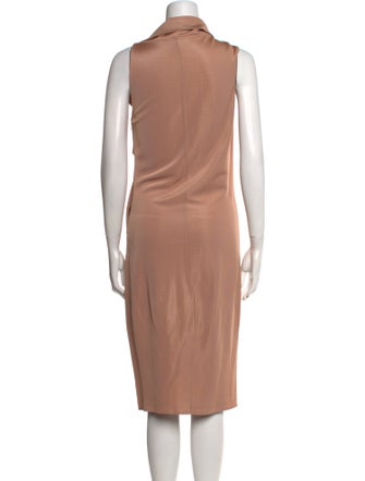 Max Mara One-Shoulder Midi Length Dress