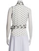 Max Mara Silk Polka Dot Print Blouse