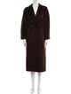 Max Mara Wool Faux Fur Coat