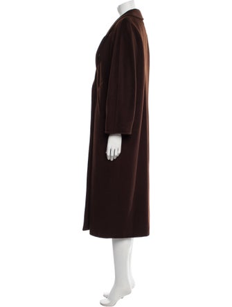 Max Mara Wool Faux Fur Coat