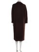 Max Mara Wool Faux Fur Coat