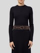 Max Mara Wide Leather Waist Belt