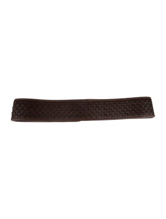 Max Mara Wide Leather Waist Belt