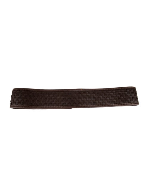 Max Mara Wide Leather Waist Belt