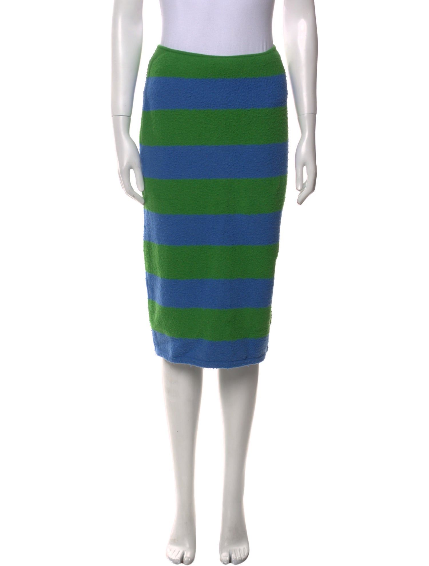 Max Mara Striped Knee-Length Skirt