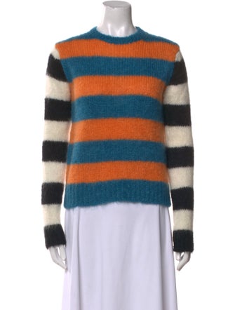 Max Mara Mohair Striped Sweater