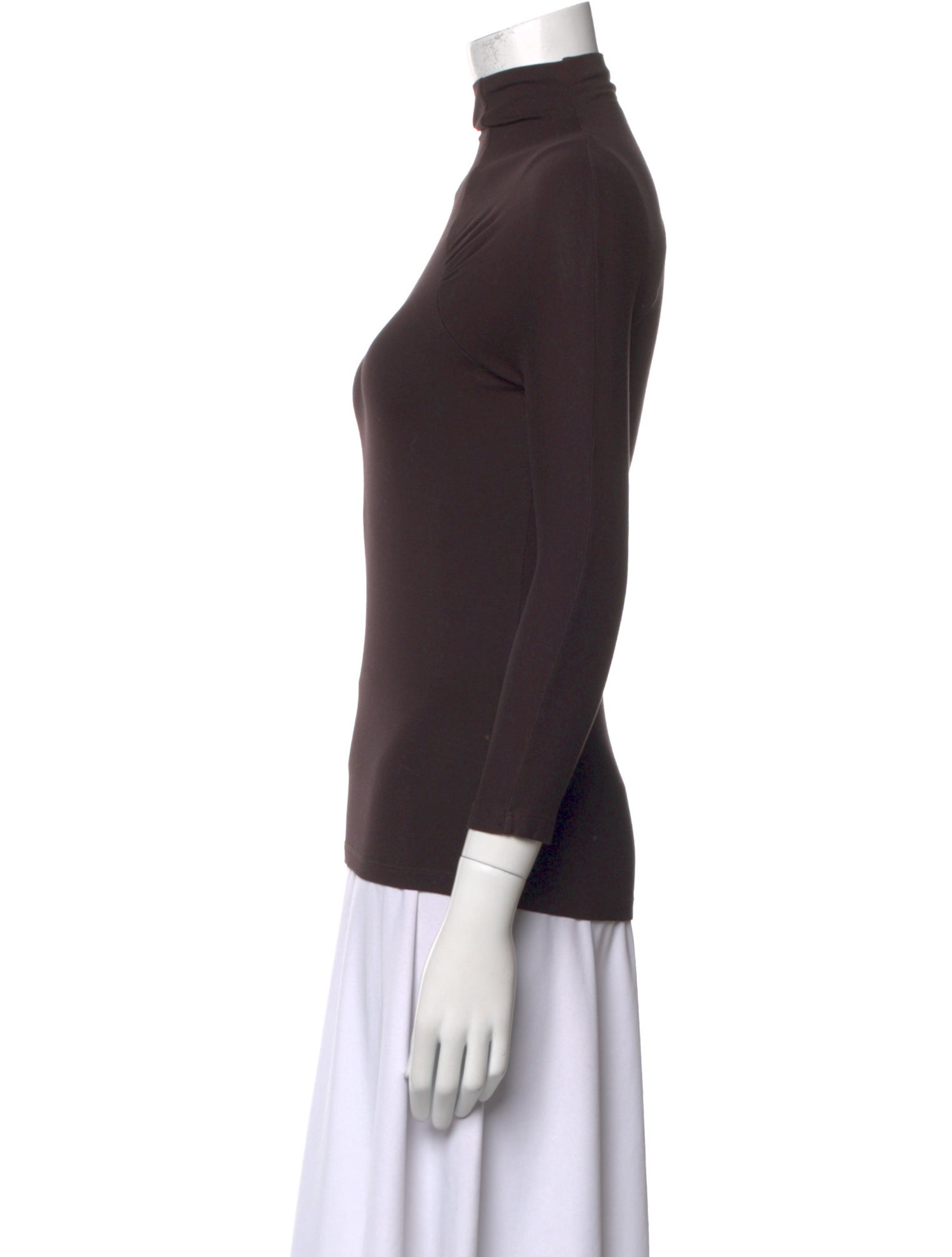 Max Mara Turtleneck Three-Quarter Sleeve Top