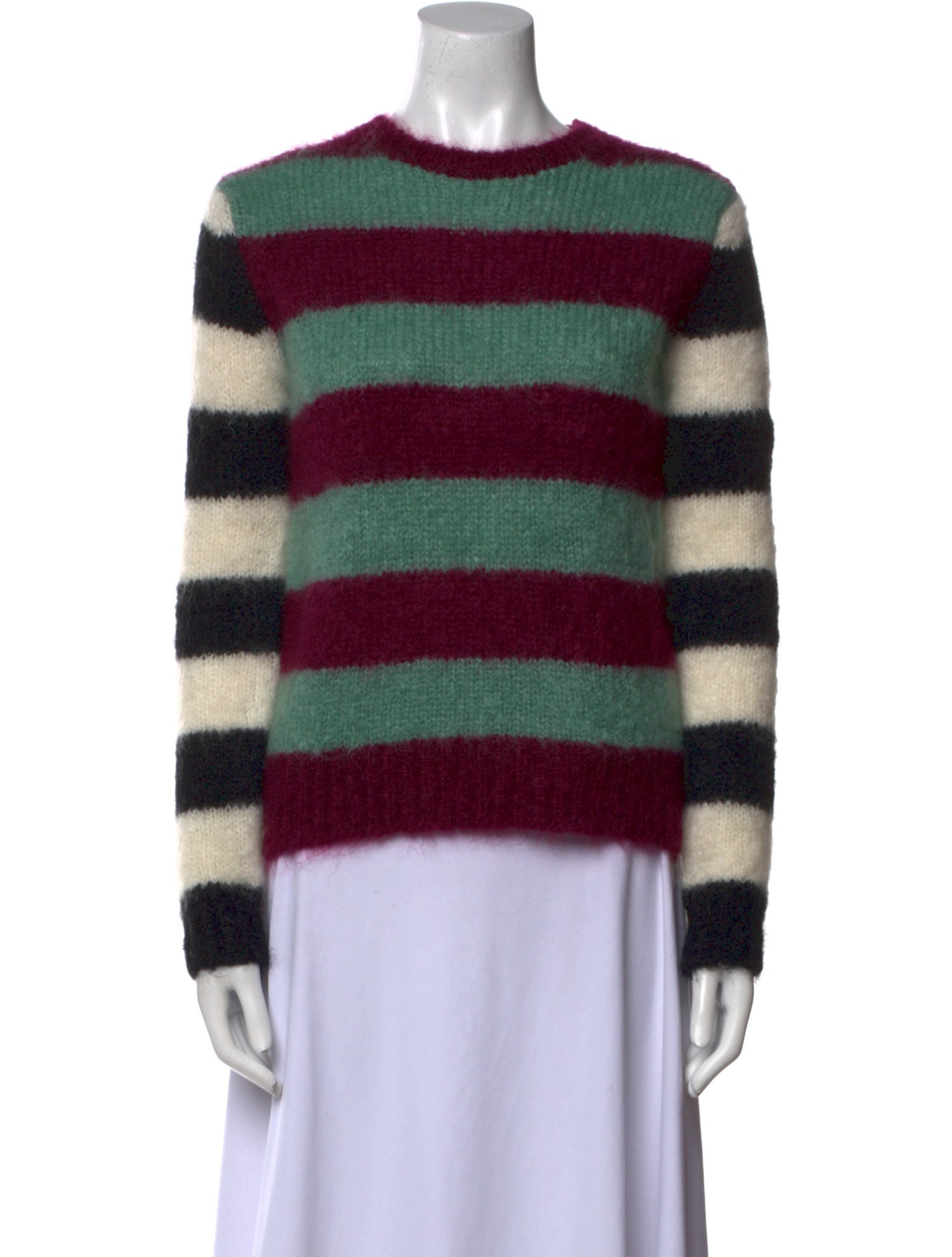 Max Mara Mohair Striped Sweater