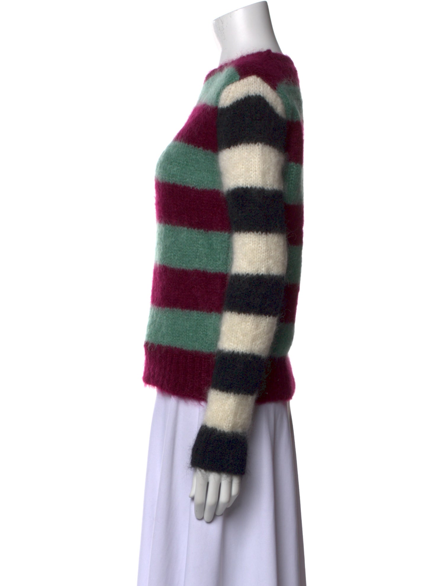 Max Mara Mohair Striped Sweater