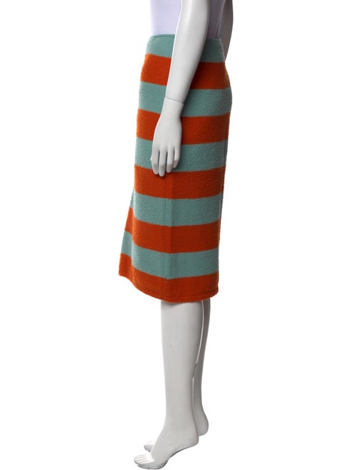 Max Mara Striped Knee-Length Skirt