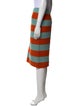 Max Mara Striped Knee-Length Skirt