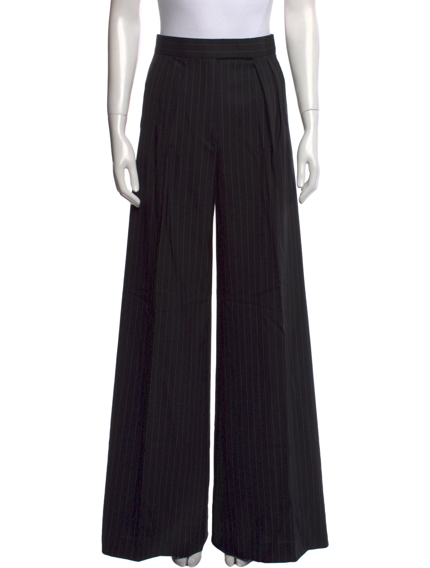 Max Mara Virgin Wool Wide Leg Pants