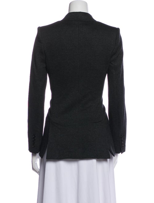 Max Mara Plaid Print Blazer