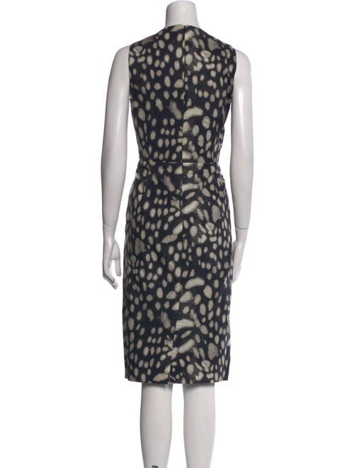 Max Mara Printed Midi Length Dress