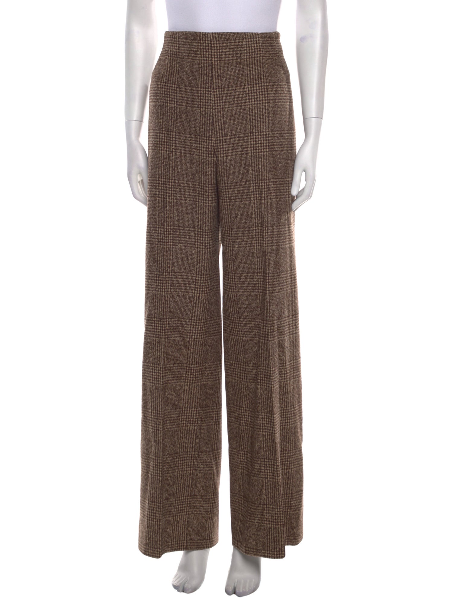 Max Mara Virgin Wool Wide Leg Pants