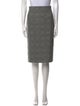 Max Mara Virgin Wool Knee-Length Skirt