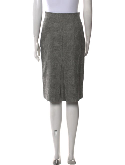 Max Mara Virgin Wool Knee-Length Skirt