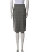 Max Mara Virgin Wool Knee-Length Skirt