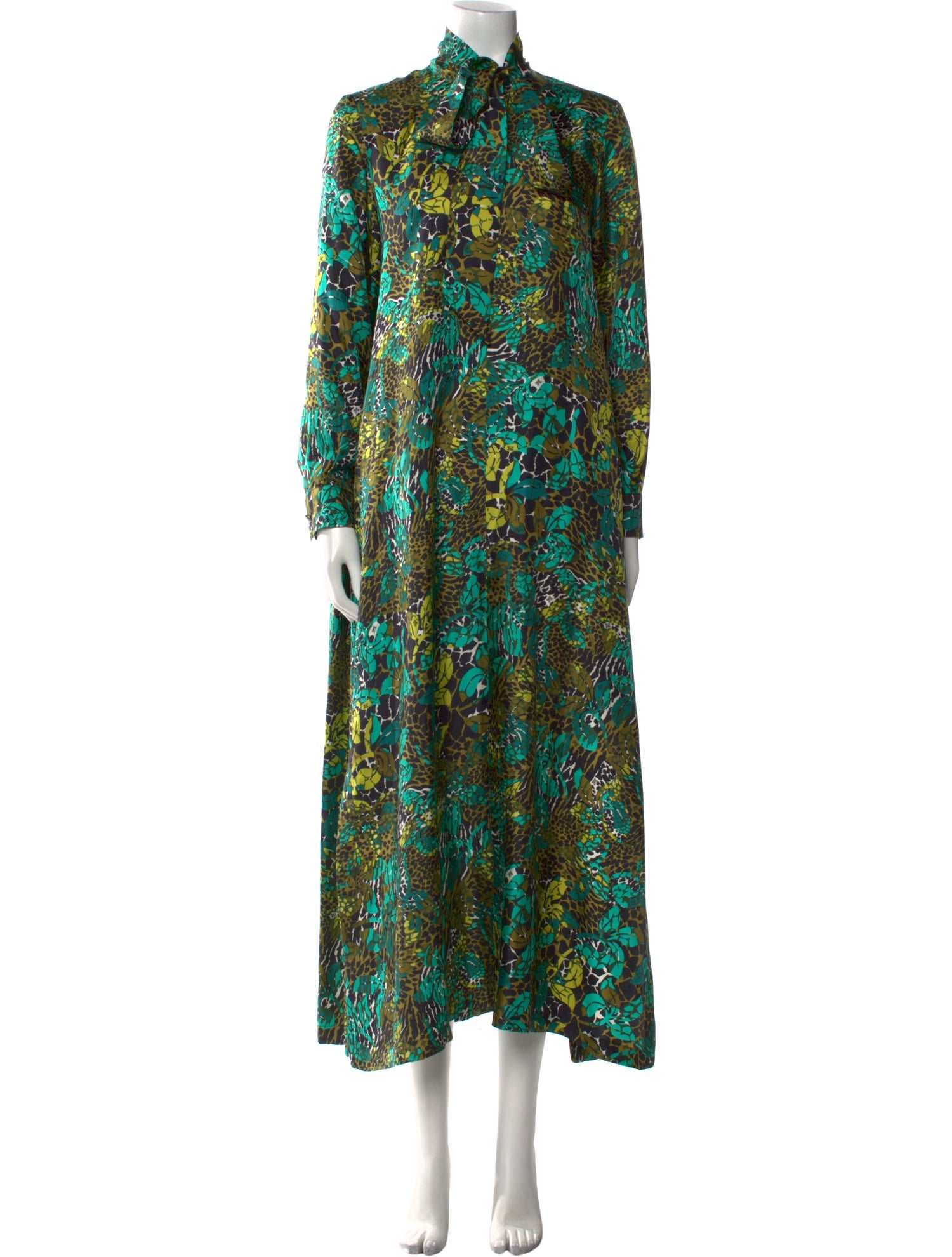 Max Mara Silk Long Dress