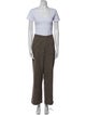 Max Mara Wool Tweed Pattern Pantsuit