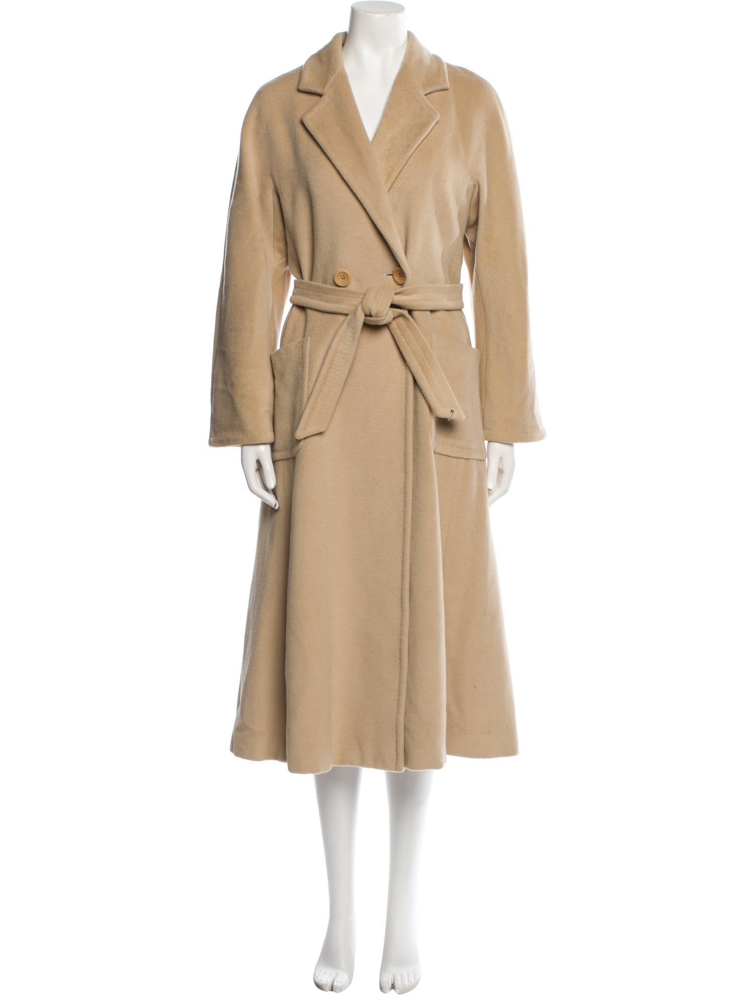 Max Mara Virgin Wool Trench Coat